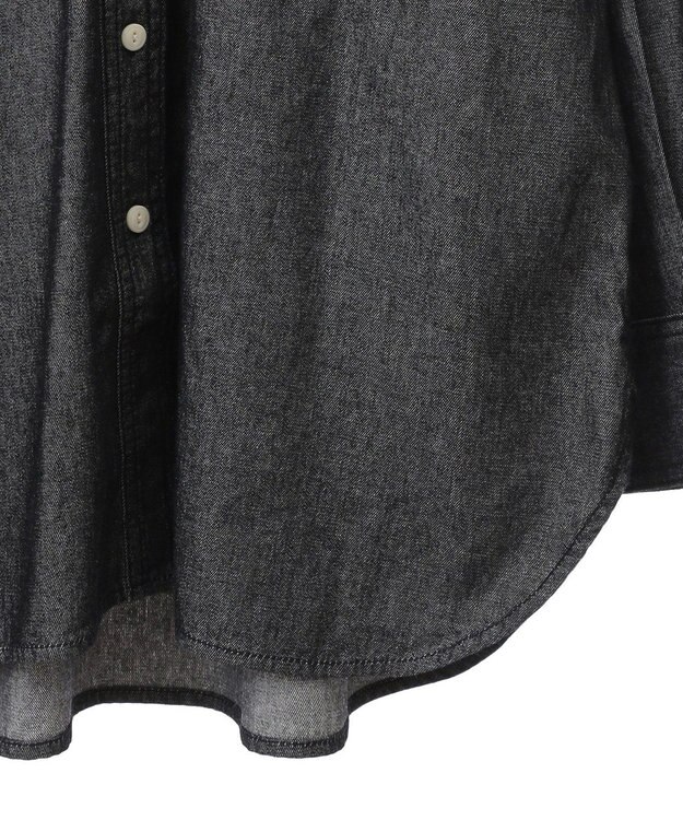 Green Parks デニムＢＩＧシャツ Black