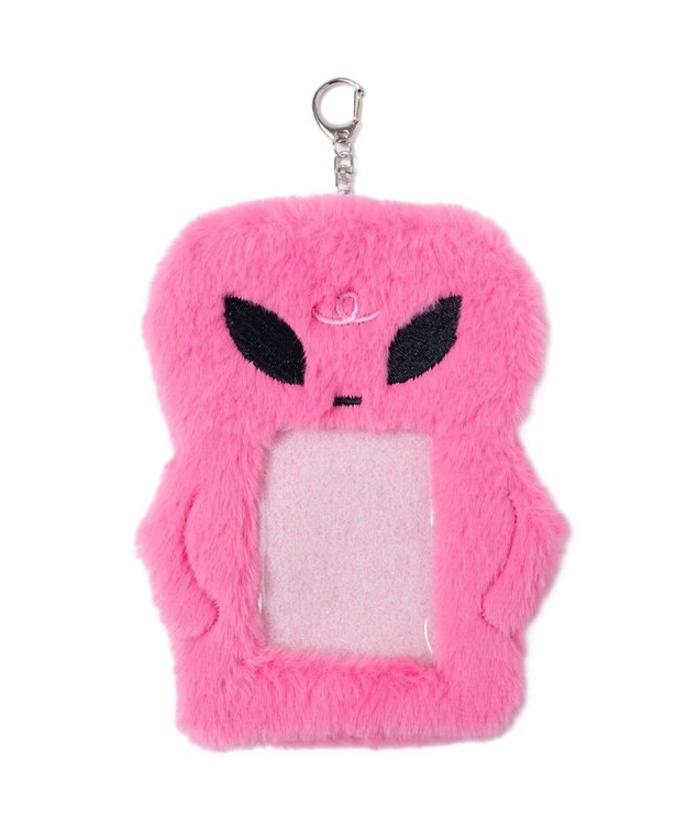 WEGO ふわふわぬいカードホルダーキーホルダーB 柄1