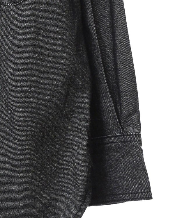 Green Parks デニムＢＩＧシャツ Black