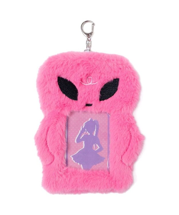 WEGO ふわふわぬいカードホルダーキーホルダーB 柄1