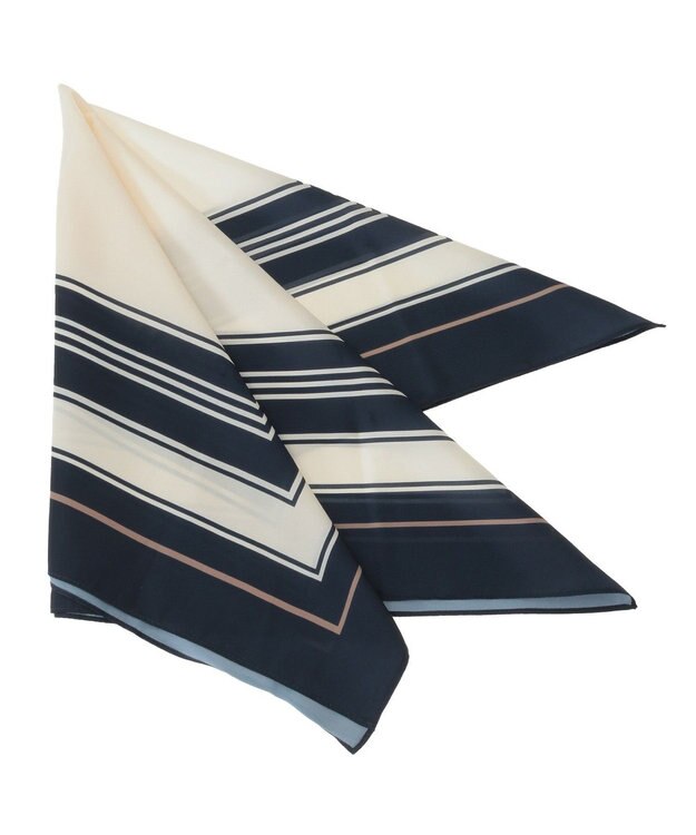 AMERICAN HOLIC スクエア柄スカーフ Navy