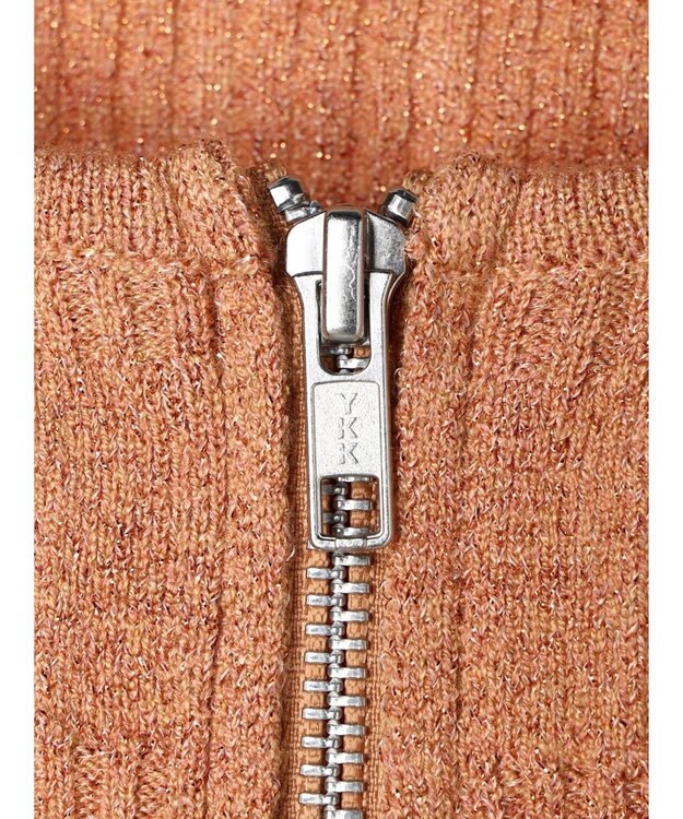 Green Parks ・ＡＮＤ　ＳＥＡＲＣＨ　ラメランダムリブカーディガン Orange