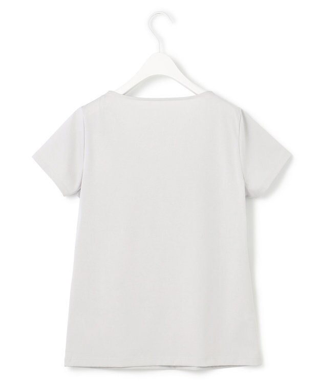 ICB 【接触冷感・UVケア・防シワ・洗える】スーペリアジャージー 半袖プルオーバー ライトグレー系