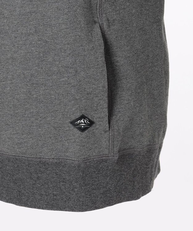 JOSEPH ABBOUD MOUNTAIN 【UNISEX】OG裏毛パイルエンブロイダリー パーカー グレー系