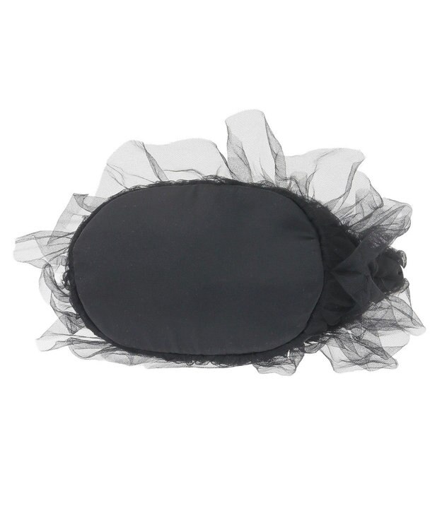 Maison de FLEUR チュールフリル2Wayトートバッグ Black