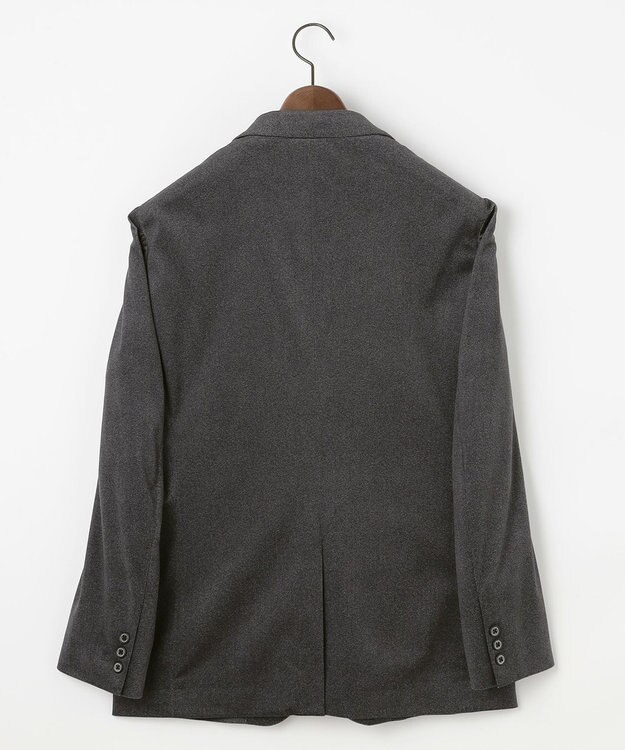 JOSEPH ABBOUD 【軽量/ストレッチ/スウェードタッチ】トリコットコーデュロイ ジャケット グレー系