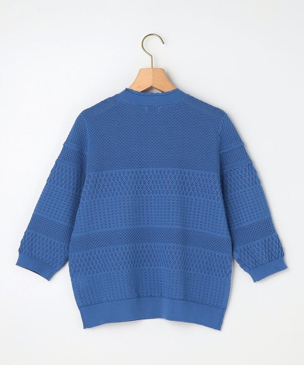 組曲 L 【先行予約】プティスカラレーシー ニット ブルー系