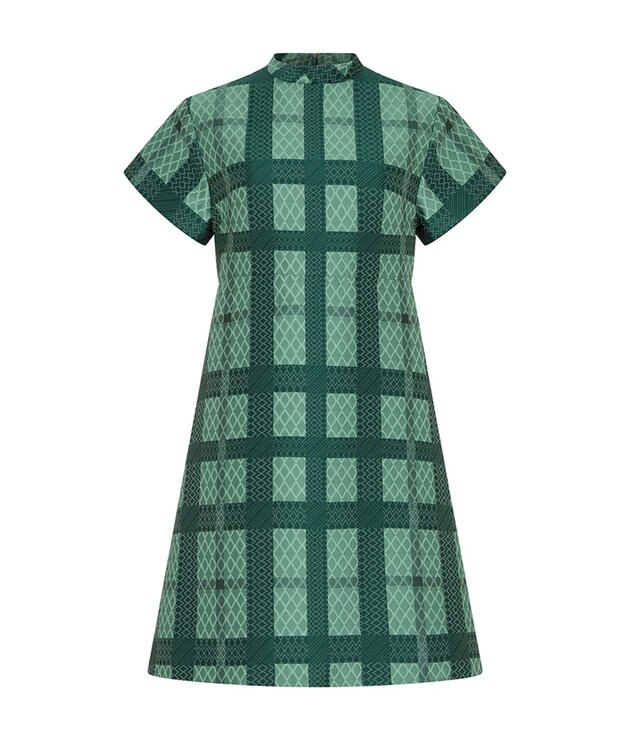 DAKS COOL CLASSICS ジオチェックAラインドレス グリーン