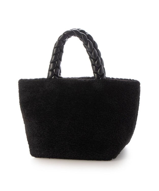 UNBILLION カシュカシュ cachecache / ブレイドハンドルボアミニトート ブラック