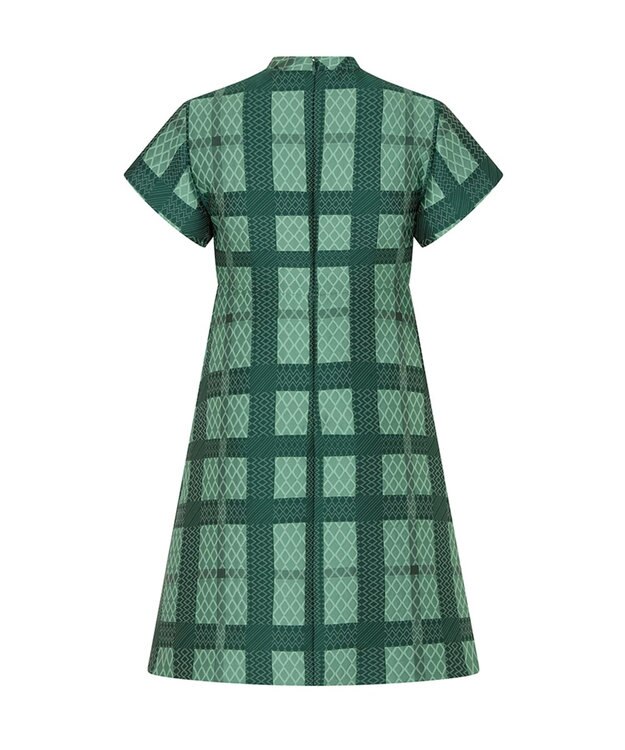 DAKS COOL CLASSICS ジオチェックAラインドレス グリーン