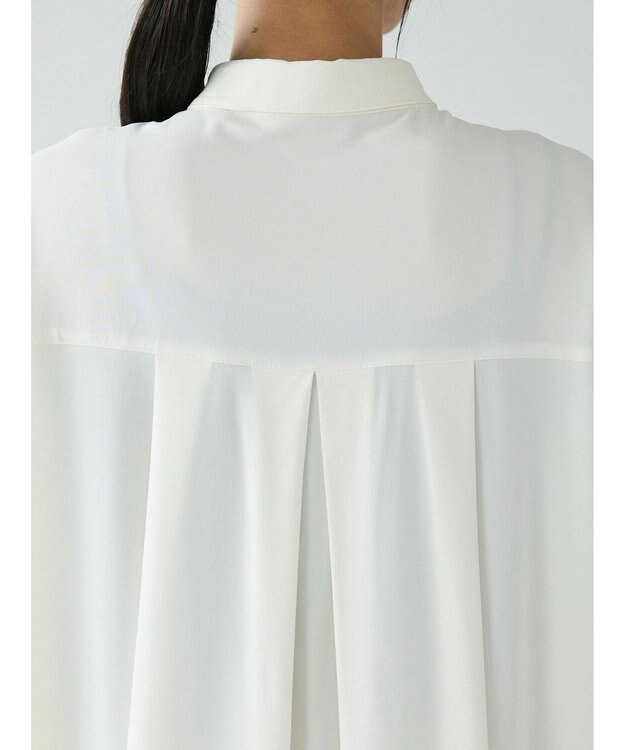 CRAFT STANDARD BOUTIQUE イージーケアタック入りワンピース Ivory