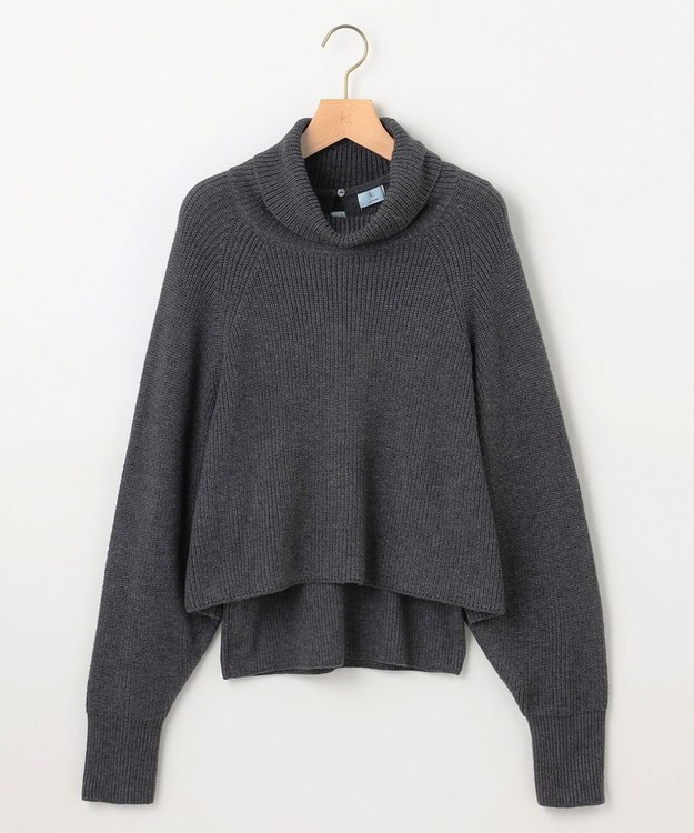 組曲 【WEB限定・2SET】オフショル風NEWツイン ニット チャコールグレー系