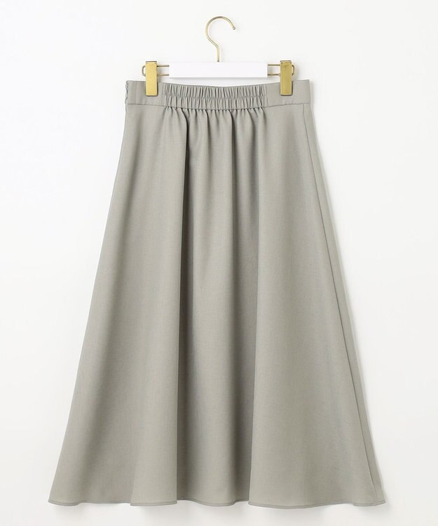 ANY SIS 【美人百花6月号掲載】スムージーポリエステル スカート ライトカーキ