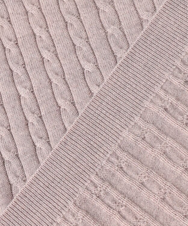 J.PRESS LADIES 【洗える】KNIT BASIC クルーネック ニット ベージュ系