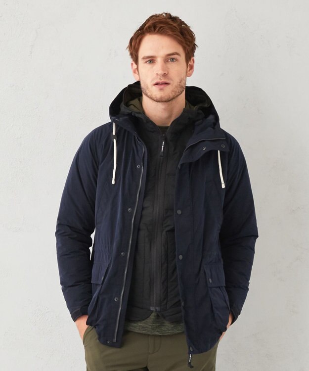 JOSEPH ABBOUD MOUNTAIN 【UNISEX】サスティナブル マウンテンパーカー ネイビー系