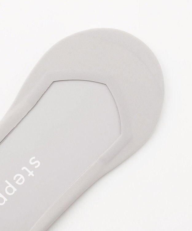 steppi 【抗菌防臭】パンプス用 フットカバー 浅履きタイプ ライトグレー系