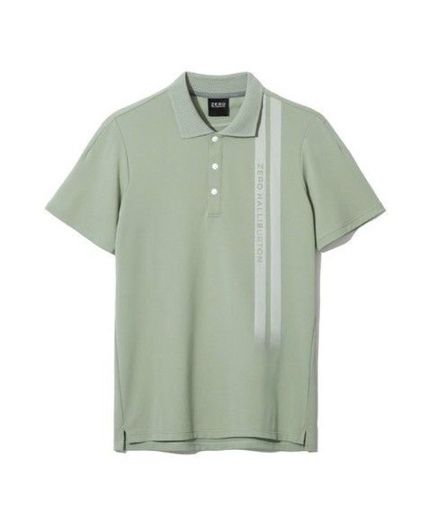 ZERO HALLIBURTON ダブルリブデザイン 鹿の子ポロシャツ ZHG-M6S4b 85188 ライトグリーン