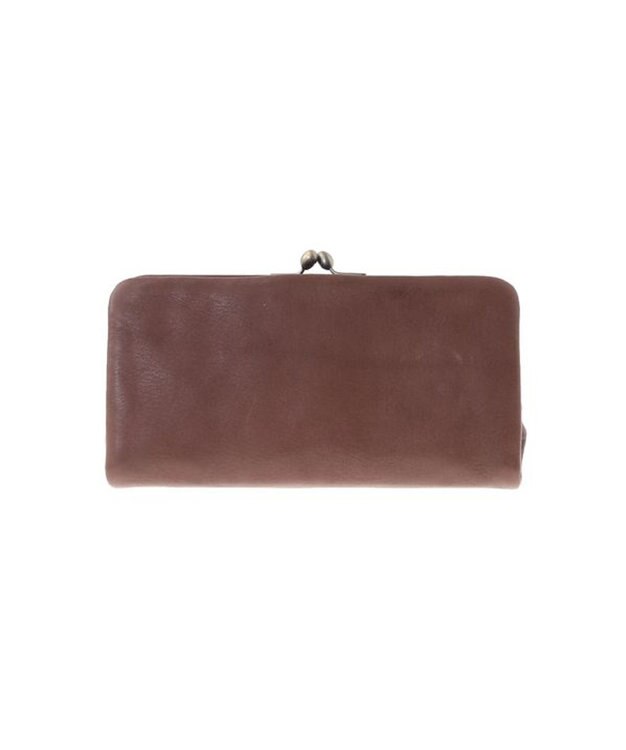 genten gソフト2 口金二つ折り長財布 ノウチャ