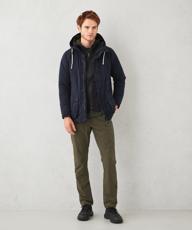 JOSEPH ABBOUD MOUNTAIN 【UNISEX】サスティナブル マウンテンパーカー ネイビー系