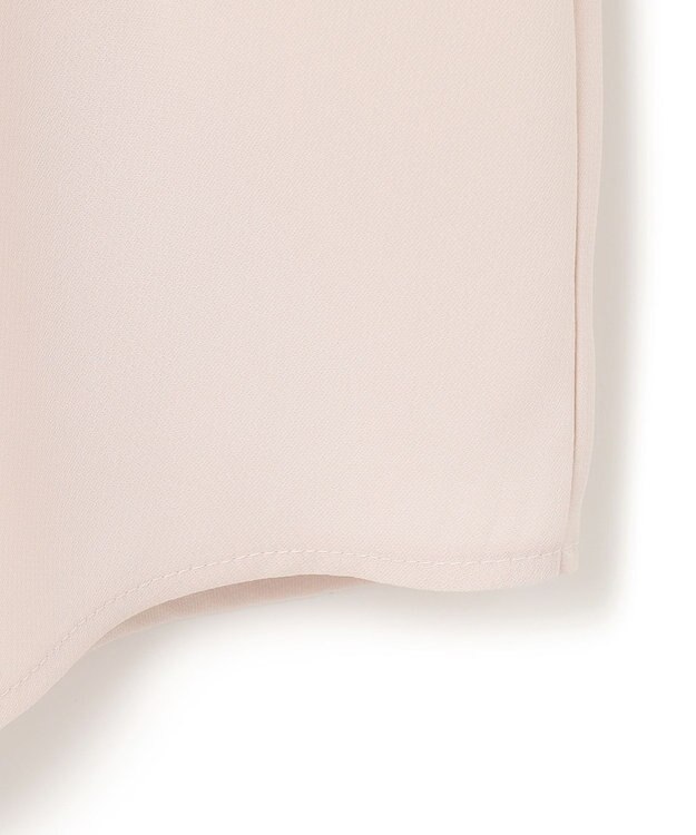 ICB 【人気のため新柄追加・洗える】Back Satin Amunzen キーネック長袖ブラウス ピンク系