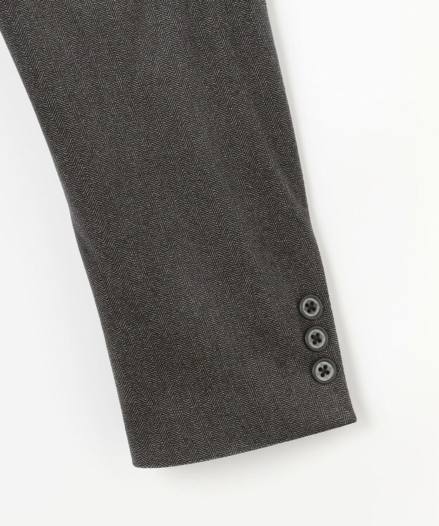 JOSEPH ABBOUD 【軽量/ストレッチ/スウェードタッチ】トリコットコーデュロイ ジャケット グレー系