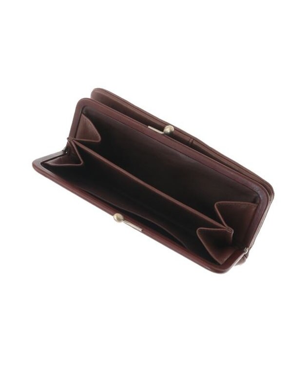 genten gソフト2 口金二つ折り長財布 ノウチャ