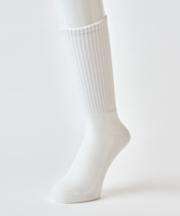 WEGO カラーパイルソックス（R） ホワイト