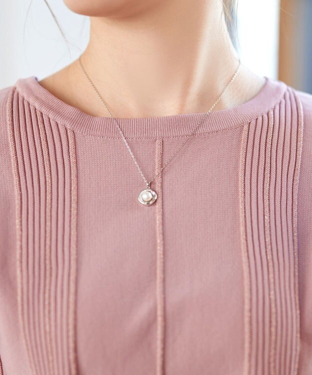 Tiaclasse ラメリブドルマントップス ピンク