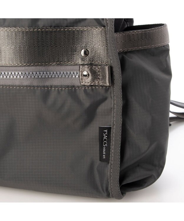 Y'SACCS 【Y’SACCS vous et】リップストップナイロンリュック グレー