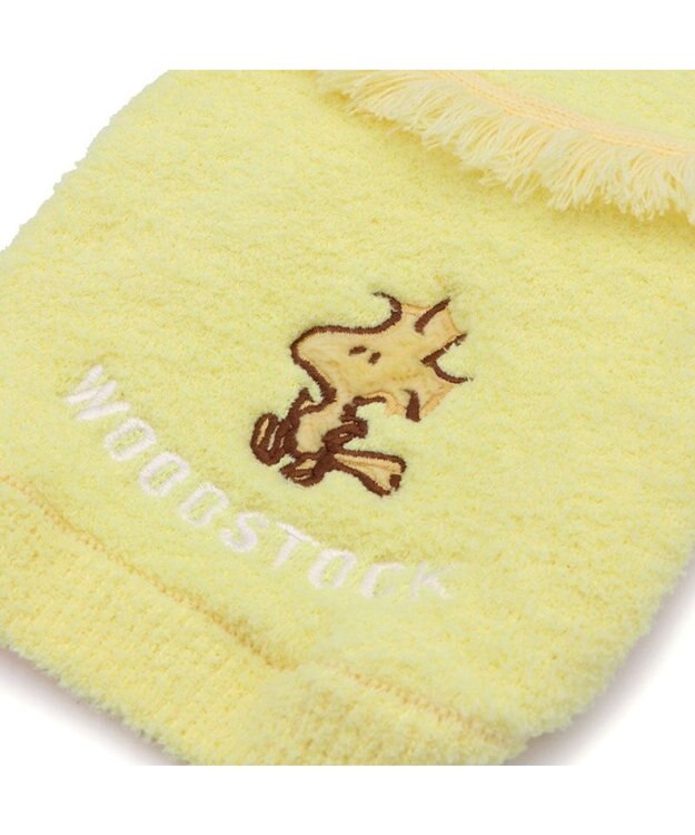 PET PARADISE スヌーピー ウッドストック 遠赤外線 もふもふ パーカー 小型犬 イエロー