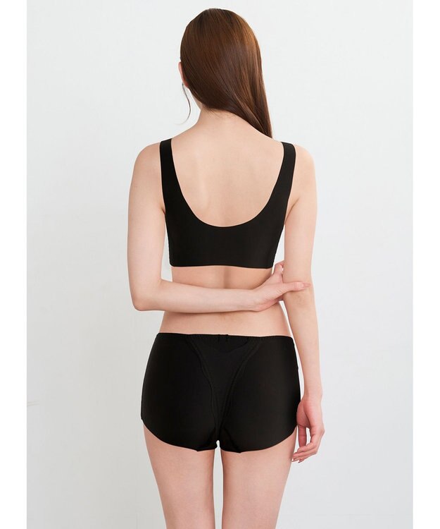 WACOAL 【GOCOCi ゴコチ】 ノンワイヤーブラ まるでつけていないような着ごこち 上向きで立体的なバストシルエット ブラトップ ハーフトップ レディース CGG536 /ワコール ブラック