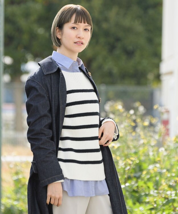 ONWARD Reuse Park 【23区】ニット春夏 ネイビー