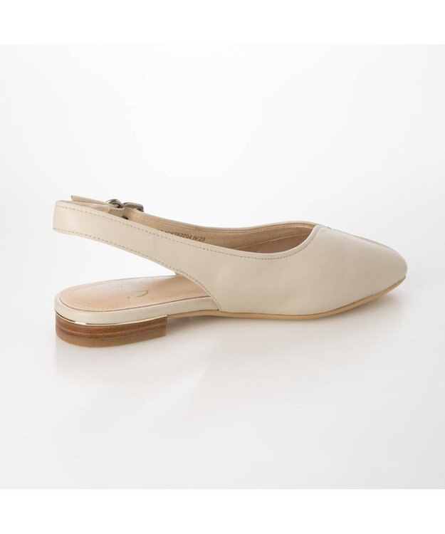 ing <ing>センターシームバックベルトパンプス アイボリー