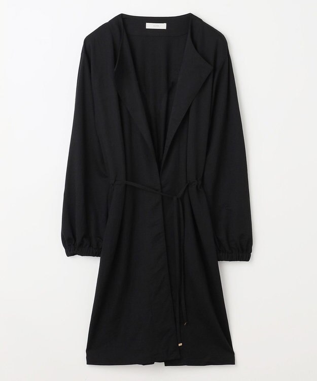 ANY 【洗濯機可/UVケア/接触冷感】ドロストピケカーディガン ブラック