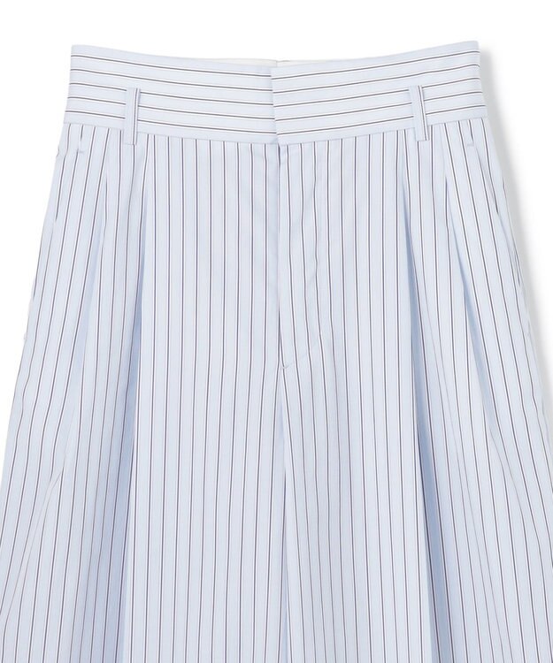 uncrave THOMAS MASON ワイドトラウザー ブルーストライプ