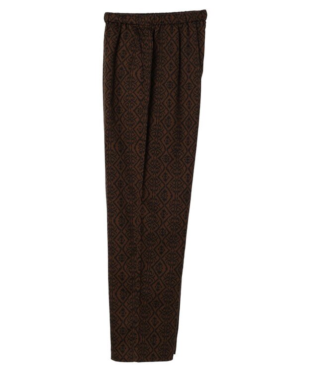 AMERICAN HOLIC 更紗プリントリラックスパンツ Brown