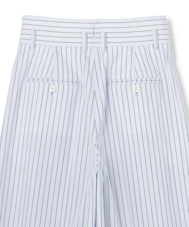 uncrave THOMAS MASON ワイドトラウザー ブルーストライプ