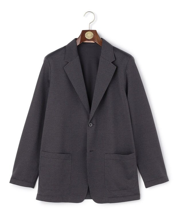 J.PRESS MEN 【KANEMASA JERSEY】メランジチドリジャージー カットジャケット グレー系