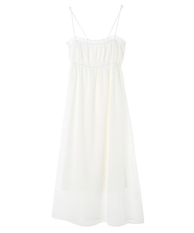 Green Parks ａ．バックオープンキャミワンピース Off White