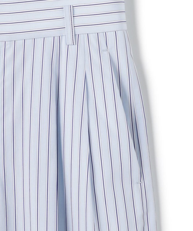 uncrave THOMAS MASON ワイドトラウザー ブルーストライプ