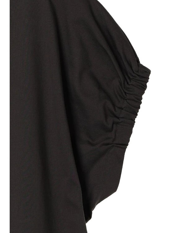 CRAFT STANDARD BOUTIQUE 【ＵＶカット】ギャザースリーブプルオーバー Black