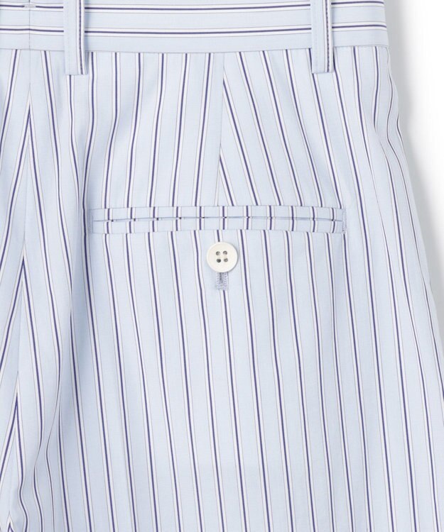 uncrave THOMAS MASON ワイドトラウザー ブルーストライプ