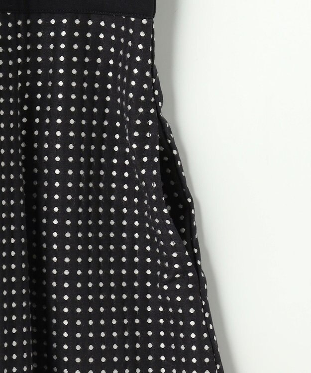 組曲 KIDS 【110-140㎝】 ドットジャガードワンピース＆ジャケットセット ネイビー