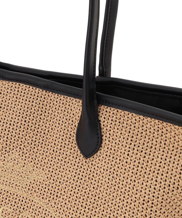 TOCCA 【A4サイズ対応】TO THE SUNLIGHT BAG かごバッグ ブラック系