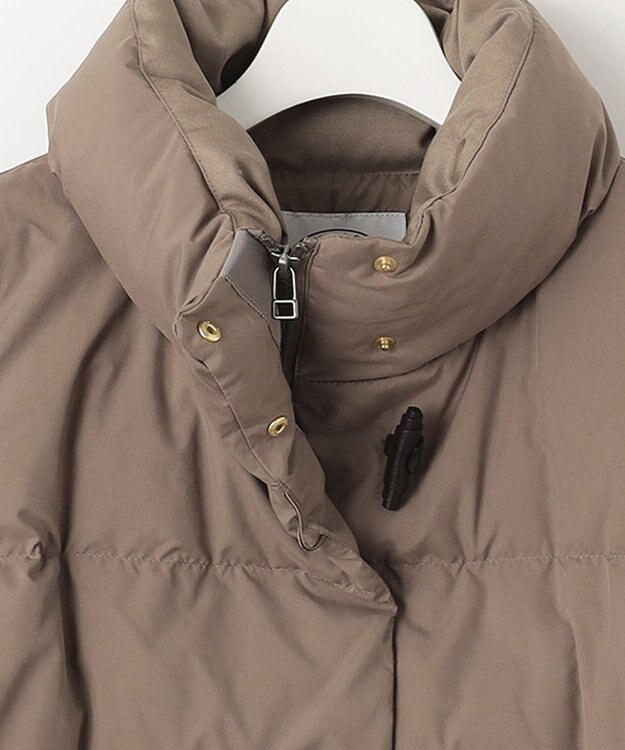 J.PRESS LADIES ブラッシュドマルチポリ ショート ダウンコート ブラウン系