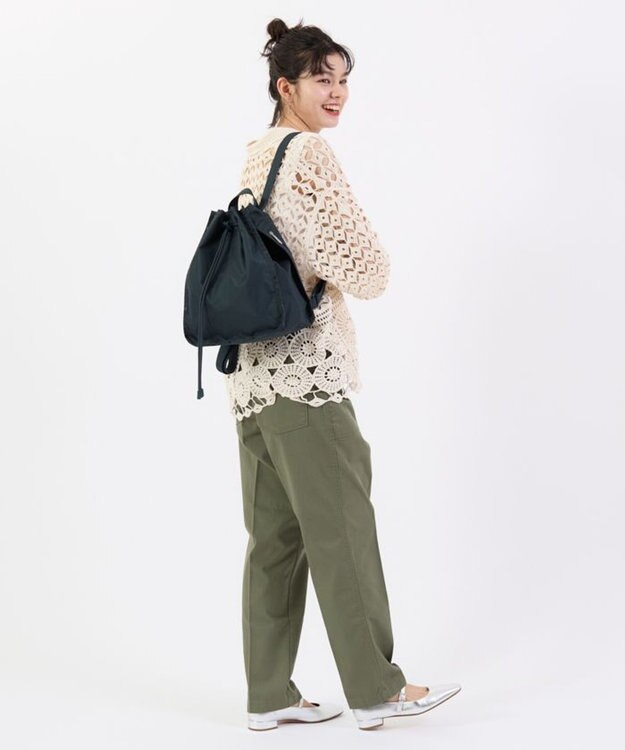 LeSportsac CINCH BACKPACK/ミッドナイトグリーン ミッドナイトグリーン