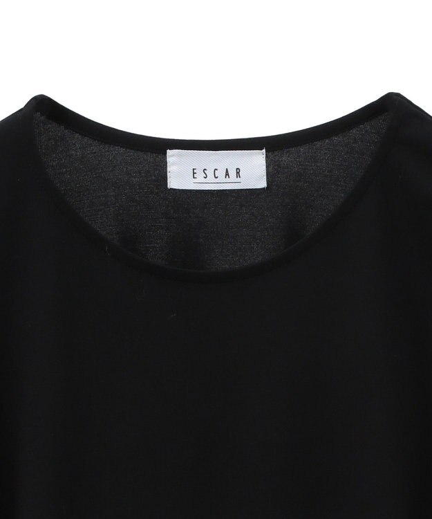 Green Parks ■ＥＳＣＡＲ　シャーリングギャザープルオーバー Black