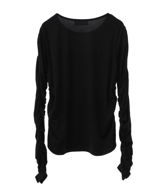 Green Parks ■ＥＳＣＡＲ　シャーリングギャザープルオーバー Black