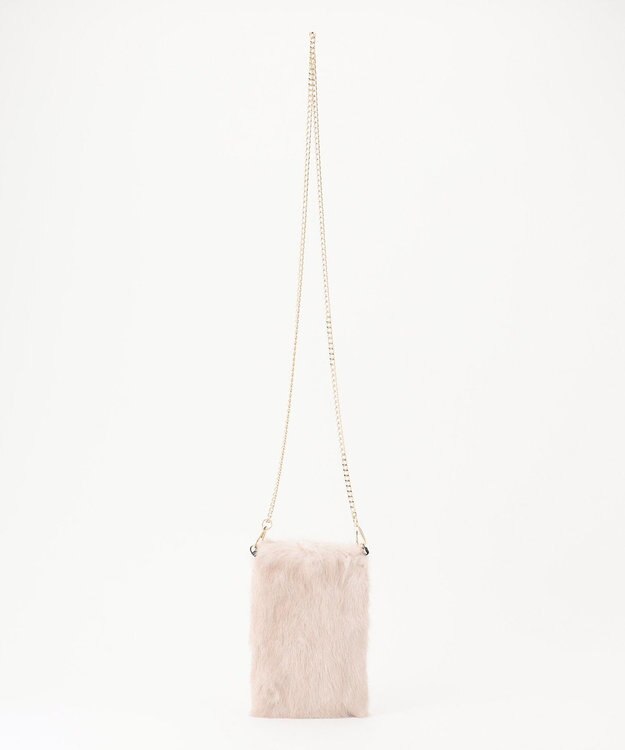 自由区 ミンク ポシェット アイボリー系