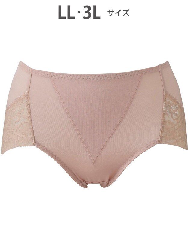 Wing 美尻も叶える補整ショーツ 【Pパンツ】 ほどよくおなか押さえ はきこみ丈ふかめ KJ4210 ウイング／ワコール シナモンブラウン